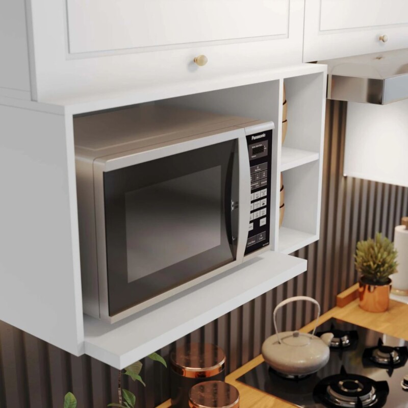 Aereo Americano 80 CM MDF Blanco Aereo Americano 80 CM MDF Blanco