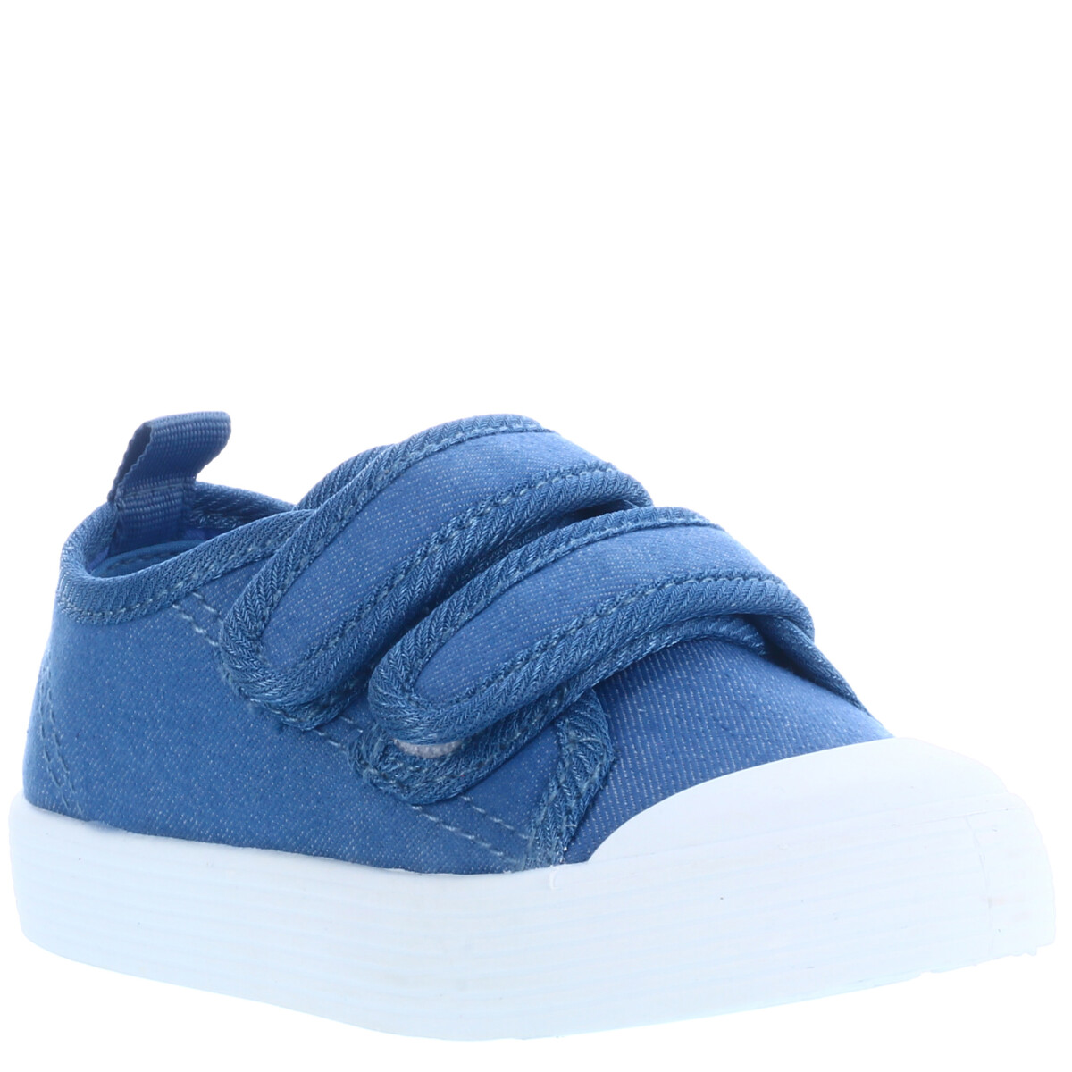 Championes de Niños Croco Kids BLAZE con velcros - Azul Marino 