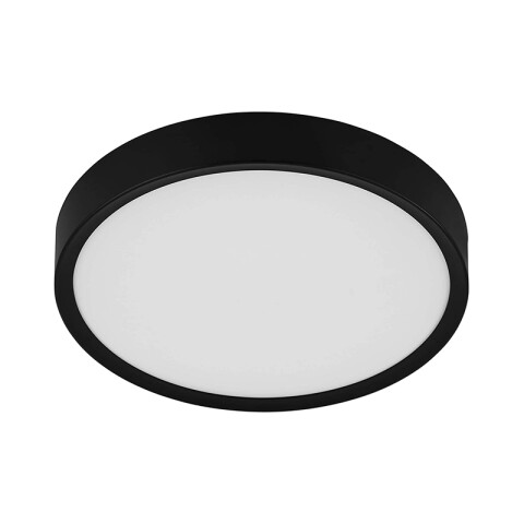 Plafón LED redondo negro 16,8W 3000K Ø340 MUSURITA EG3412