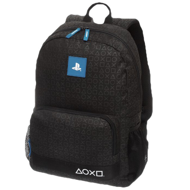 Mochila Play Station Iconos Negro