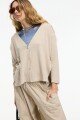 Cardigan Cosmico Natural