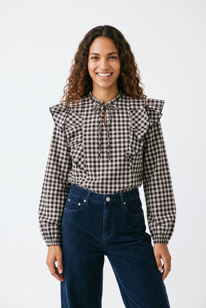 BLUSA BELLUNE - CHOCOLATE 