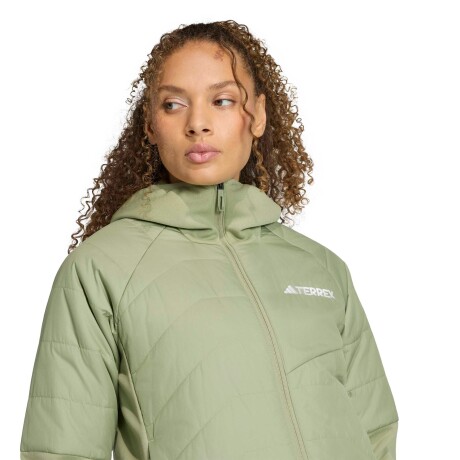 Campera adidas Terrex Hibrida Climawarm GREEN