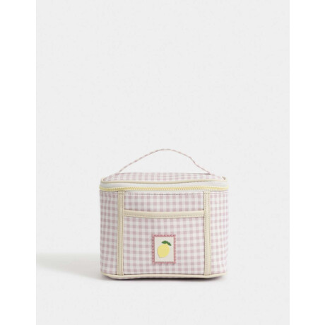 Lunchera Infantil Con Tag Estampado Geometrico