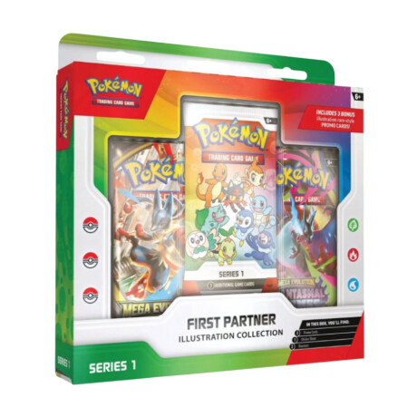 Pokemon TCG: First Partner Illustration Collection 2026 - Series 1 [Inglés] Pokemon TCG: First Partner Illustration Collection 2026 - Series 1 [Inglés]