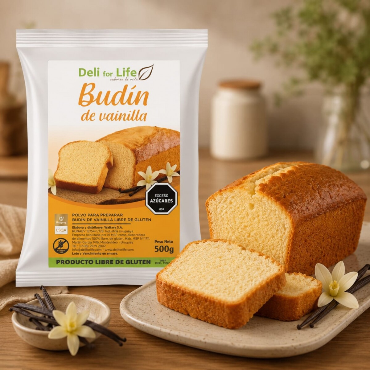 Budín Vainilla 500g 