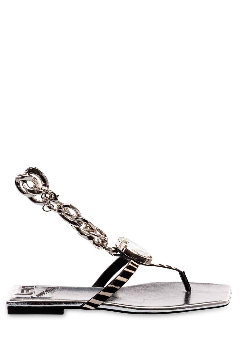 SANDALIA RING-ON-IT Cebra