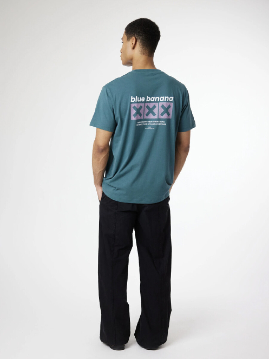 Camiseta Line - Amazon Green 