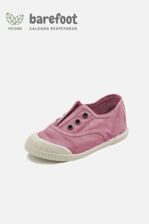 Zapatilla inglesa barefoot rosa antiq Rosa