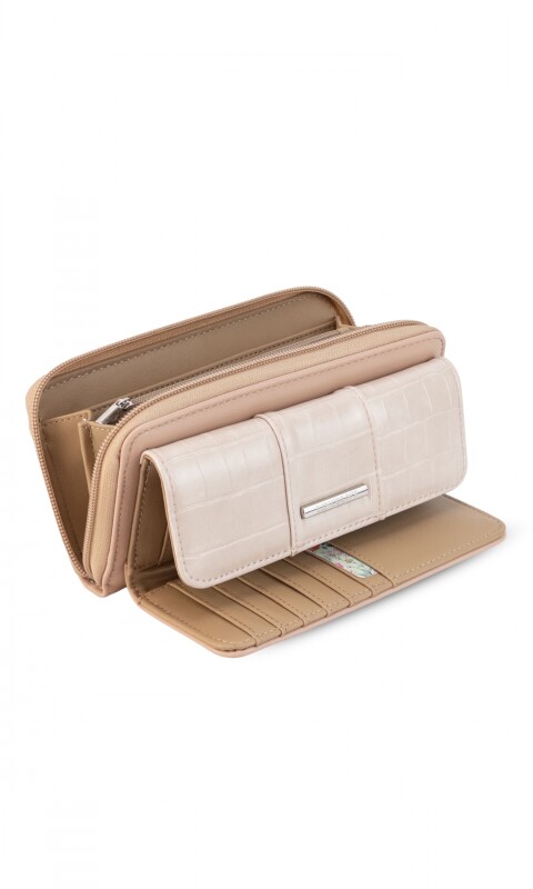 BILLETERA GLADIOLO ROSA PALO