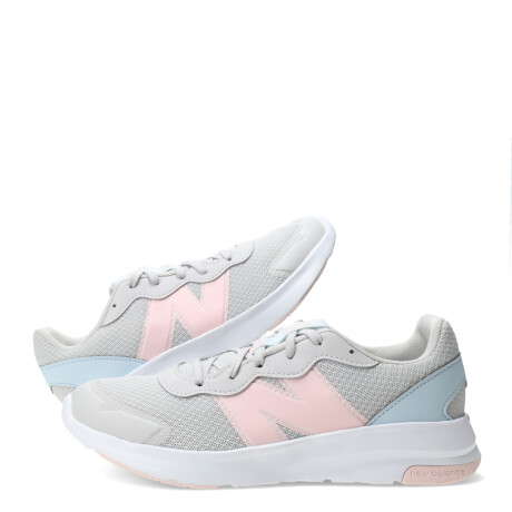 Championes Infantiles New Balance Perfomance Junior Gris - Rosado - Celeste