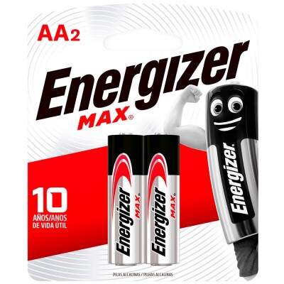 Pilas Energizer Max Aa 2 Uds. Pilas Energizer Max Aa 2 Uds.