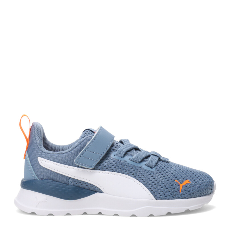 Championes de Niños Puma Anzarun Lite Azul Claro - Blanco - Anaranjado