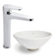 Griferia De Lavatorio Alto Linea Dalia Fv Monocomando Cromo CROMO