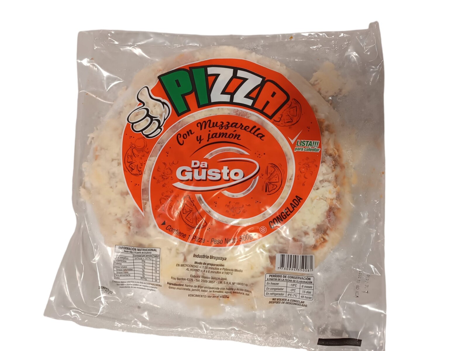 Pizza Muzz/Jam DaGusto 500Gs 