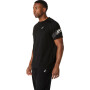 Polo Running Icon SS Top Hombre Performance Black/cream
