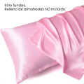 Funda Almohada De SatÃ­n SatÃ©n Tipo Seda Suave Rosa
