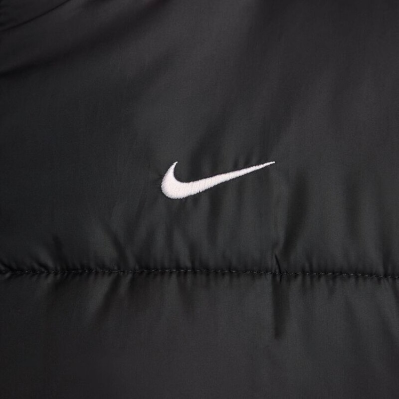 Abrigo Nike Sportswear Classic Puffer de Mujer Negro