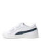 Championes Infantiles Puma Smash 3.0 Leather Blanco - Azul Marino - Verde