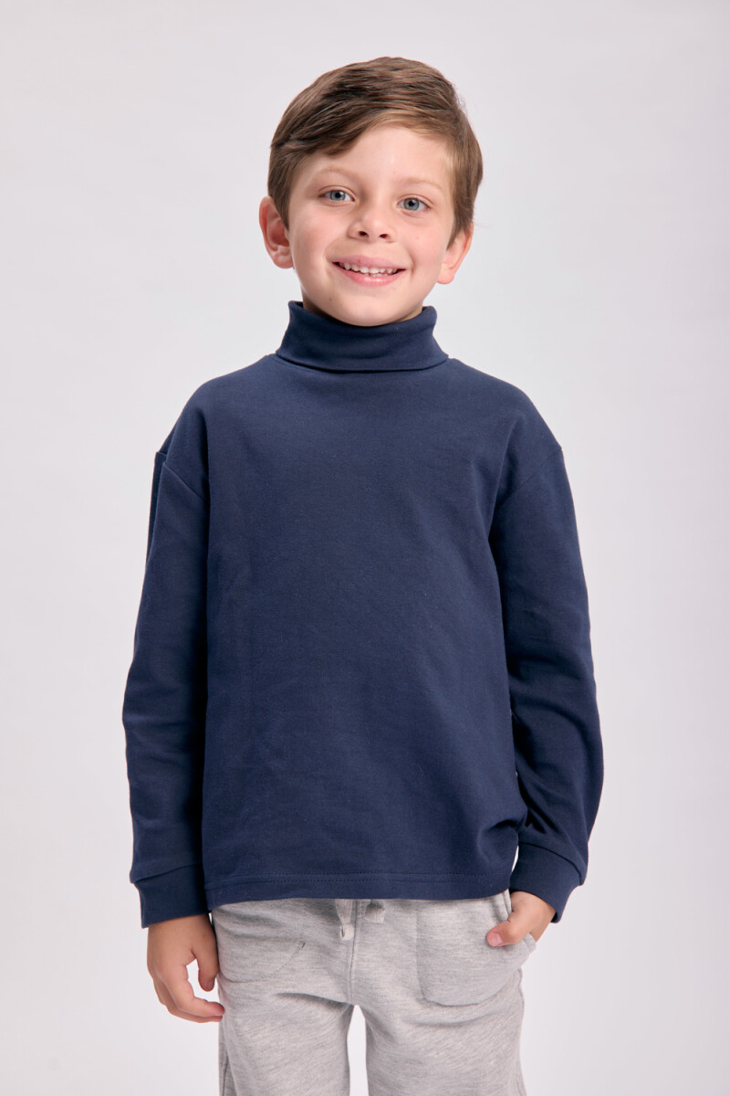 Polera básica Azul Marino