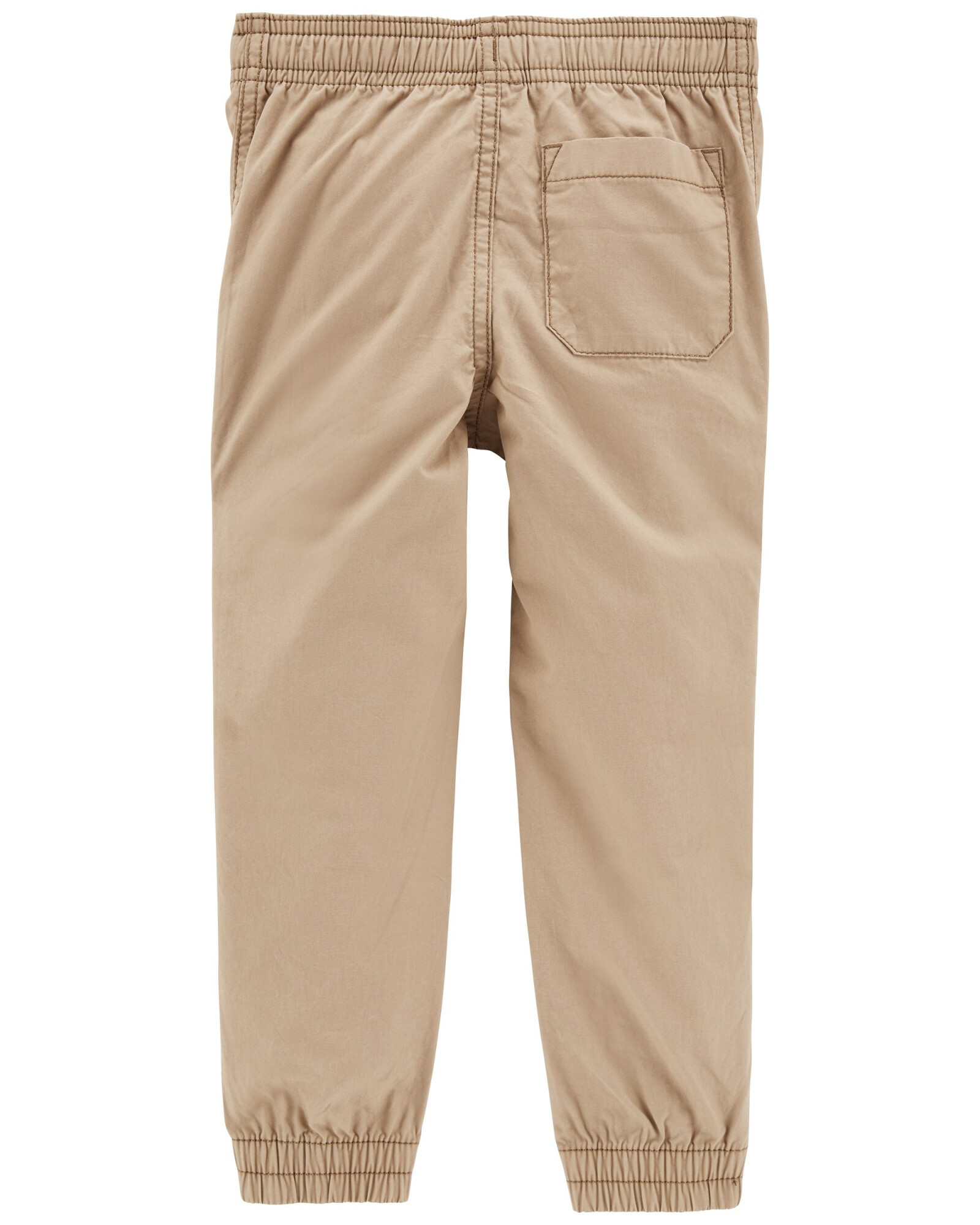 Pantalón de popelina, khaki. Talles 2-5T Sin color