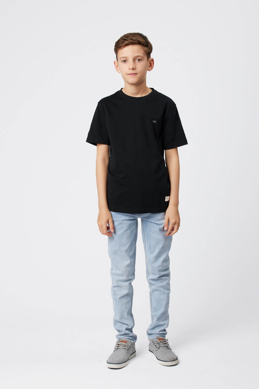 PANTALÓN DE JEAN SKINNY Celeste