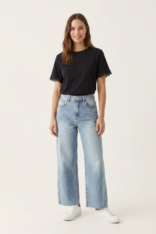 Pantalon fluido estilo denim JEAN GASTADO