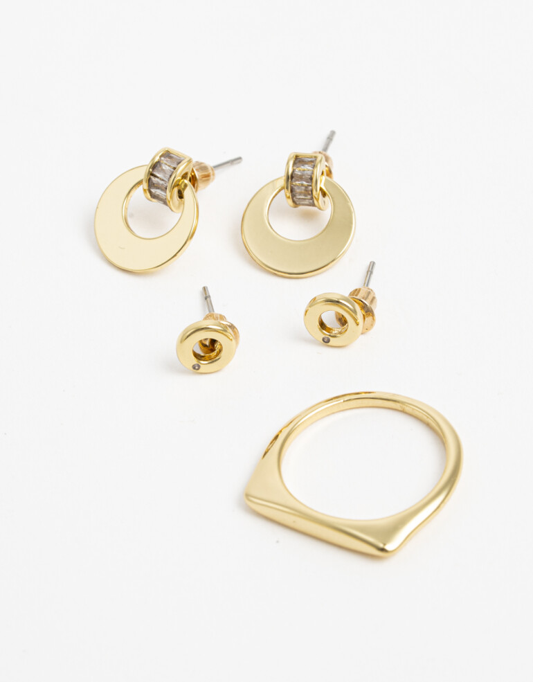 Bijouterie Set Metal Bijou Set Metal Delicado - Dorado