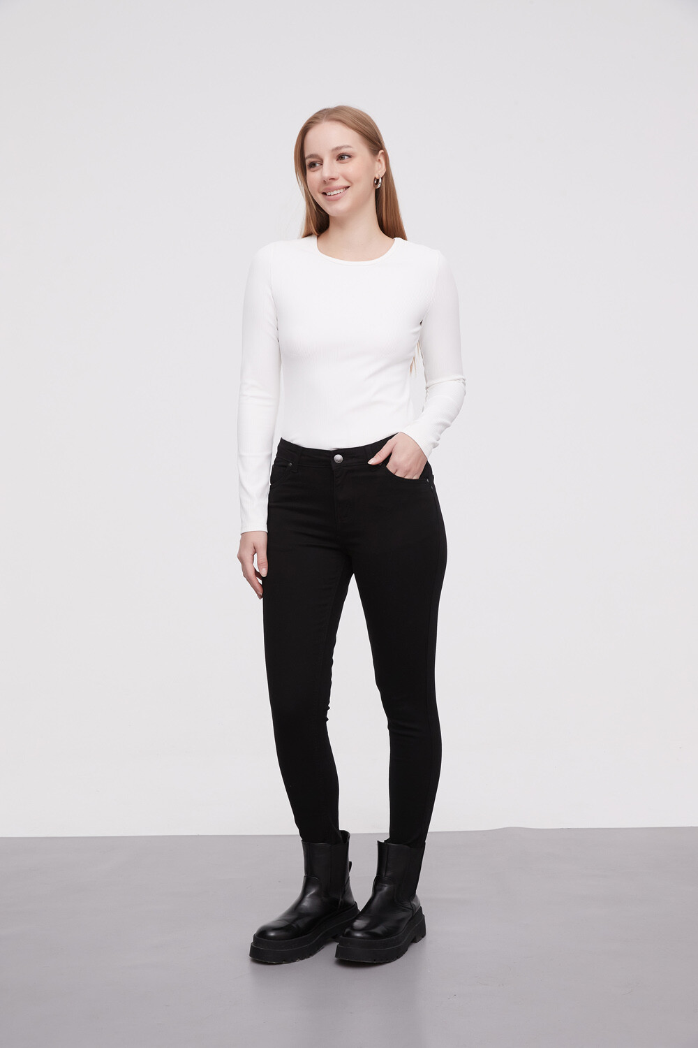 Pantalon Bardot Negro