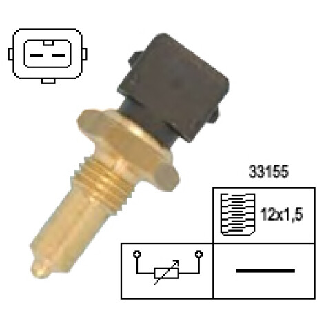 BULBO INTERRUPTOR - TEMPERAT.ROVER 200-400 BMW E36 12X1.5 FAE BULBO INTERRUPTOR - TEMPERAT.ROVER 200-400 BMW E36 12X1.5 FAE