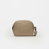 Bandolera Eterial en cuero graneado Taupe Niquel