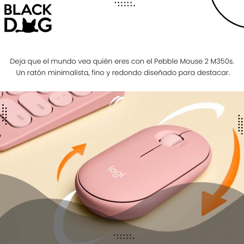 Mouse Inalámbrico Logitech Pebble 2 M350s Bluetooth Blanco