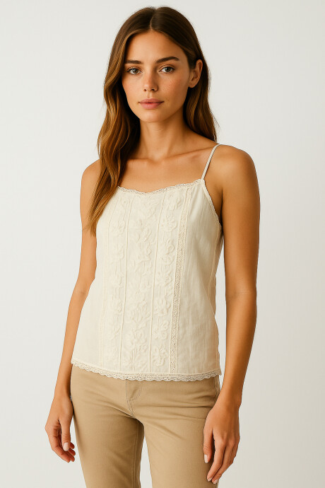 Musculosa Siles Blanco