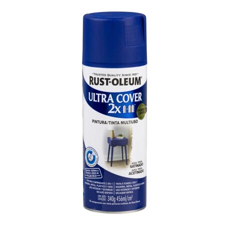Esmalte en Aerosol Satinado 340g Rust-Oleum Azul Tinta