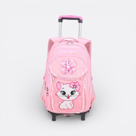 Mochila Escolar Con Carrito Cat Pink Mochila Escolar Con Carrito Cat Pink