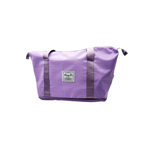 BOLSO PLEGABLE PARA VIAJES EXPANDIBLE LILA