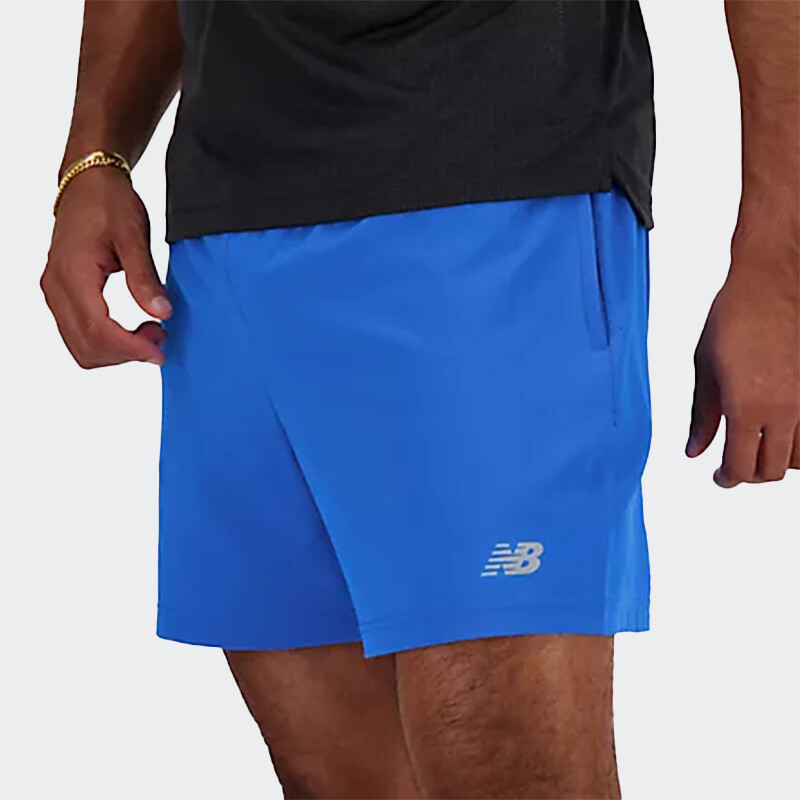 Short New Balance 5 INCH Brief Azul