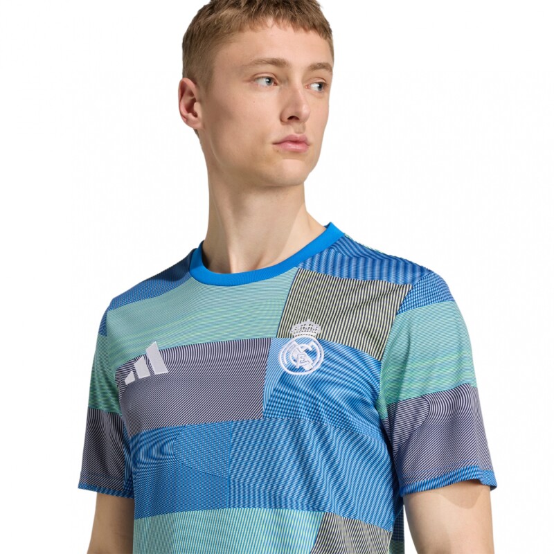 Camiseta Hombre adidas Real Madrid Pre-Partido - Bluebird Bluebird