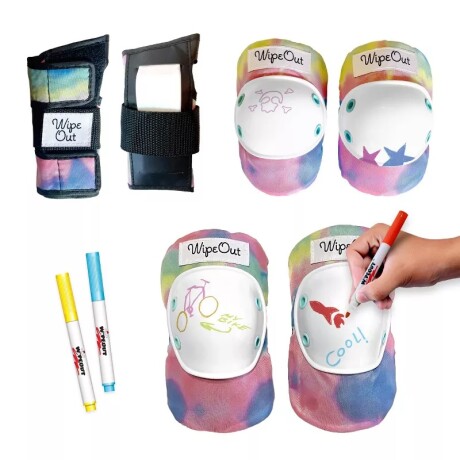 Muñequeras, Rodilleras y Coderas de Niño Wipeout 3PK Pad Groovy Youth M 5+ Muñequeras, Rodilleras y Coderas de Niño Wipeout 3PK Pad Groovy Youth M 5+