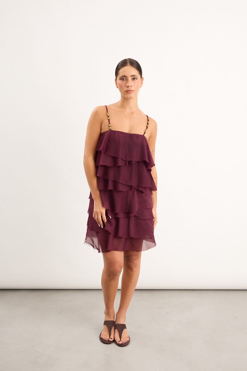 Vestido Volar - Bordó 