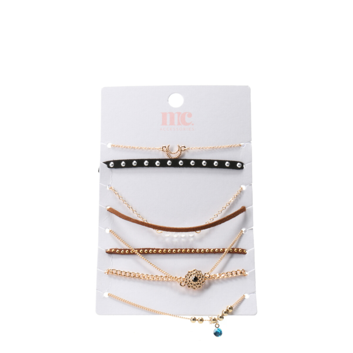 Collar set de chokers MissCarol - Multicolor 