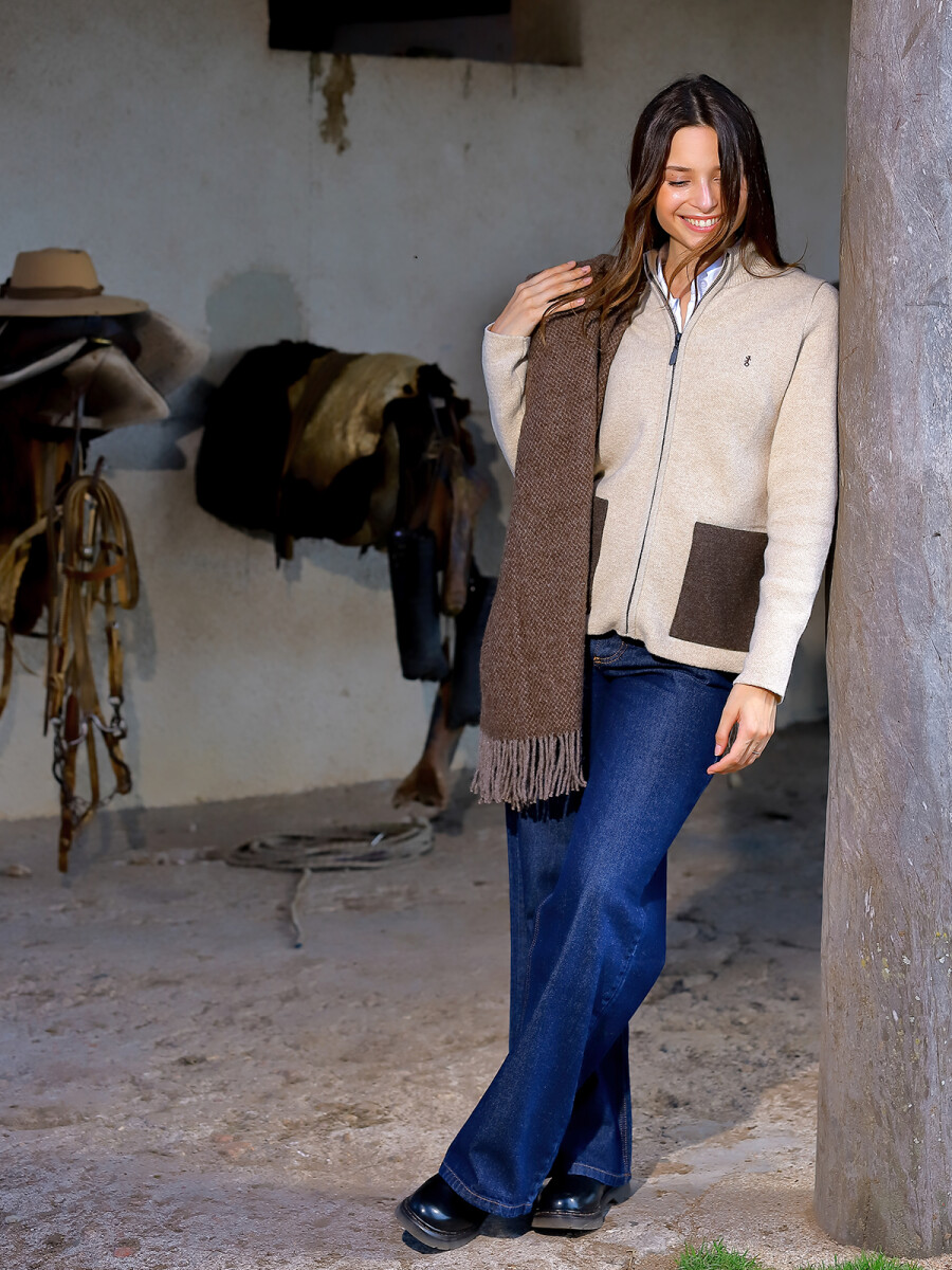 Campera Sicilia - Beige con Marrón 