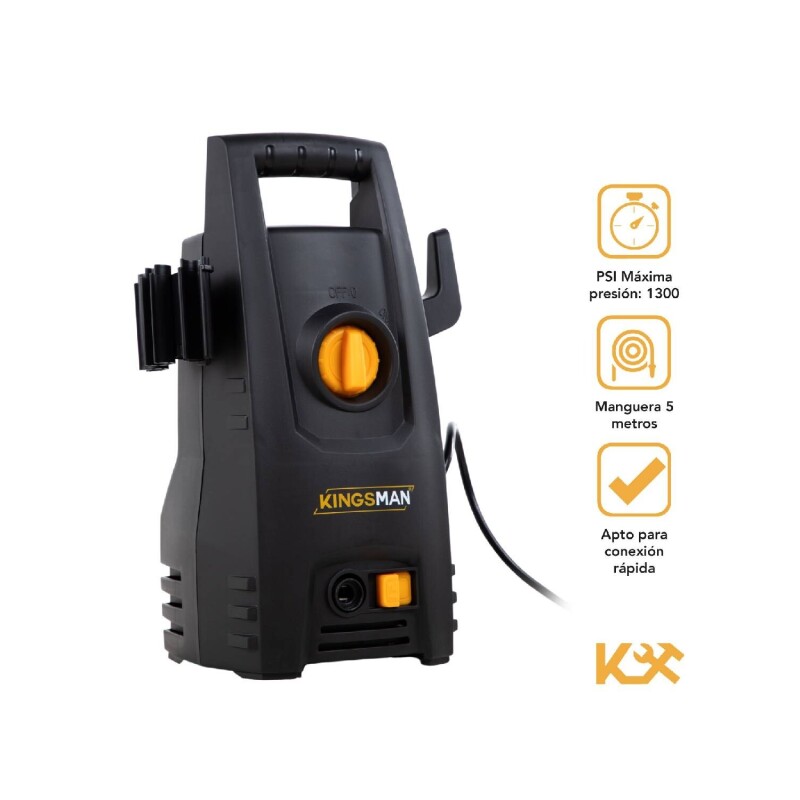 Hidrolavadora Kingsman Alta Presión 90 bar + Acces 220v/50hz 1200w Hidrolavadora Kingsman Alta Presión 90 bar + Acces 220v/50hz 1200w
