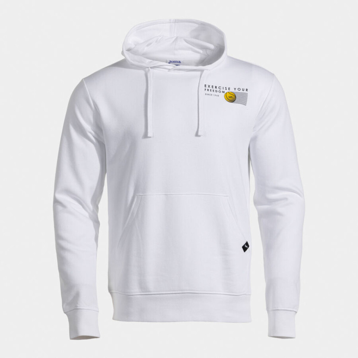 SUDADERA CON CAPUCHA SMASH AZUL - BLANCO 