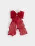 Hebillas Francesas Con moño Hebilla Francesa Moño Organza - Rojo Medio