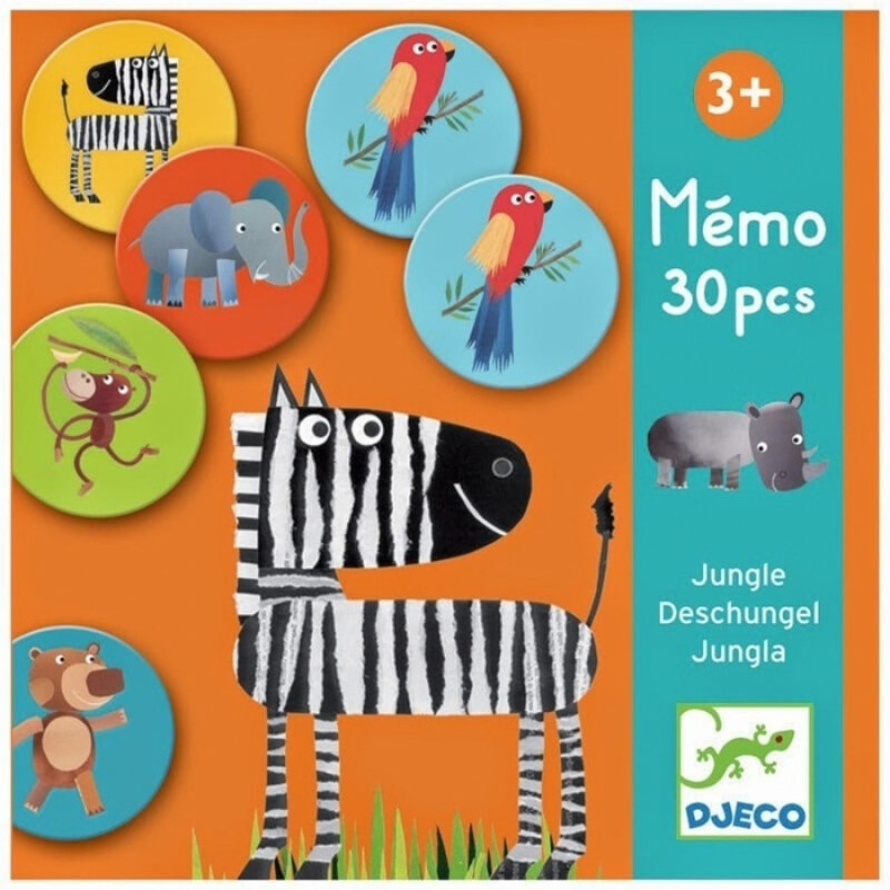 Juego de Memoria Infantil Animales Djeco +3 Años Juego de Memoria Infantil Animales Djeco +3 Años