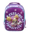 Mochila Infantil 3D Tafeta Grande 40 x 30 cm Paw Patrol Skye Fucsia