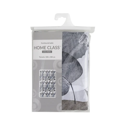 Cortina de Home Class con Argollas 180 x 180 cm 224295 HOJA AZUL