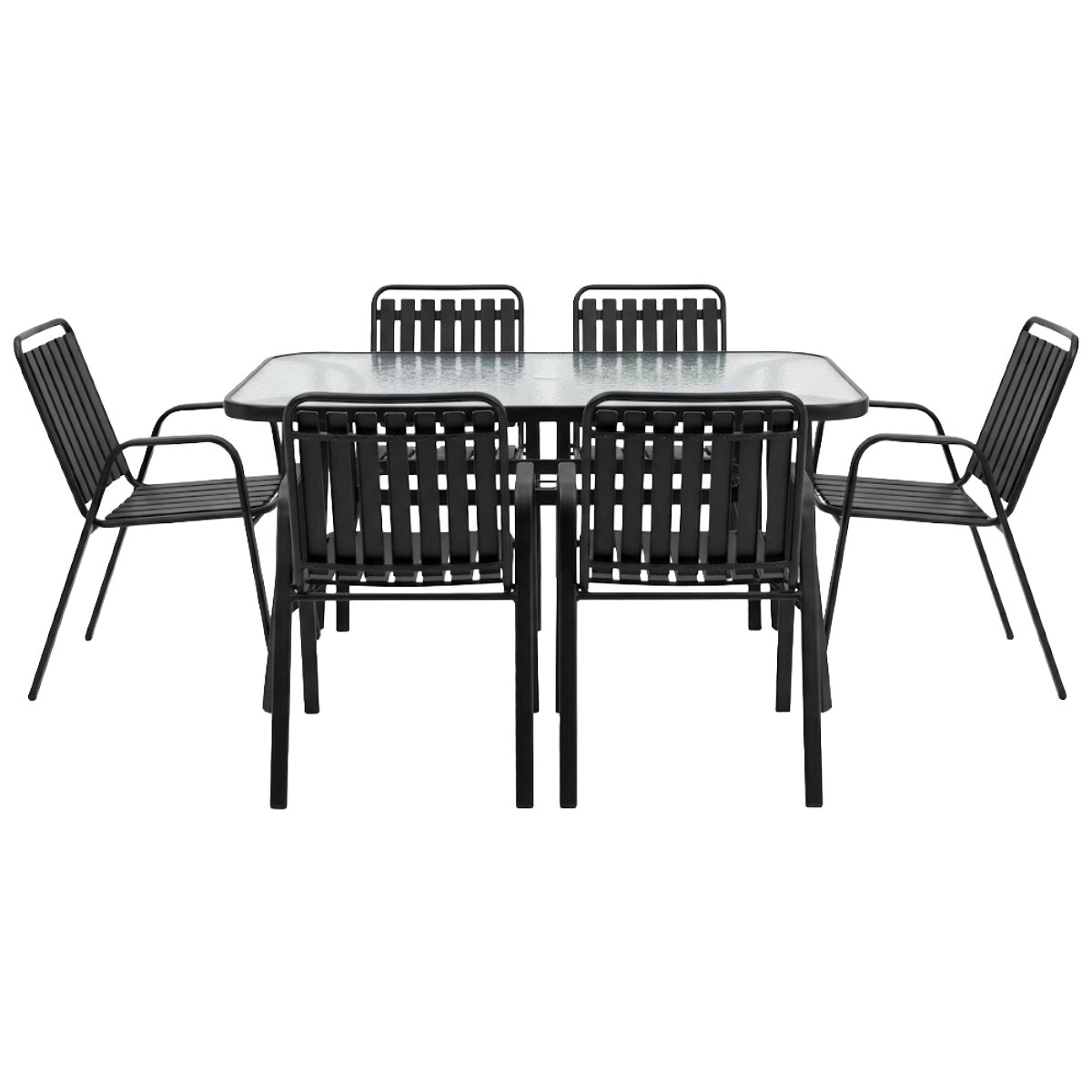 JGO MESA NEGRO P/JARDIN 7PZAS 