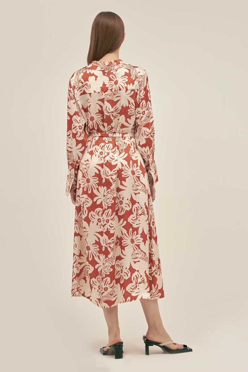 VALE LONG SHIRT Jungle Clay